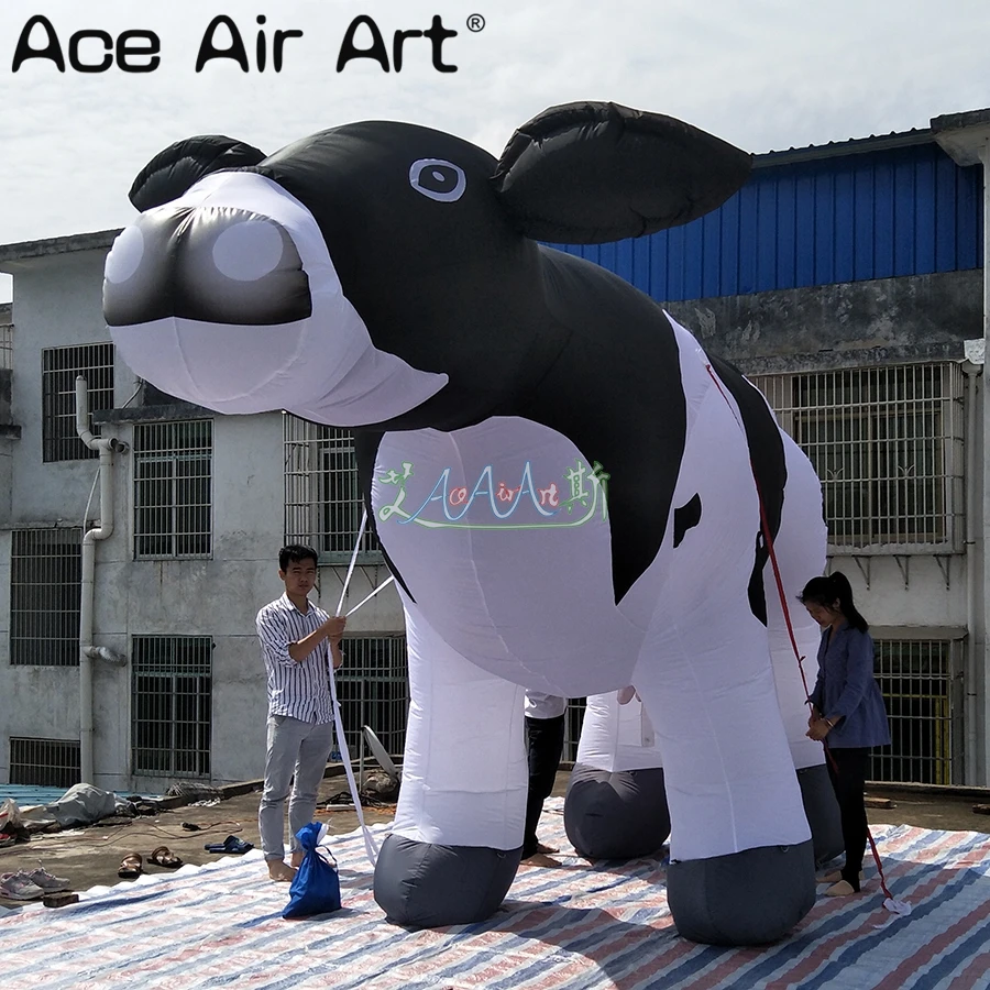 Accept Customized Giant Inflatable Milk Cow Animal Model Replica for Farm Advertising/Outdoor Promotion Display
Accept Customized Giant Inflatable Milk Cow Animal Model Replica for Farm Advertising/Outdoor Promotion Display
