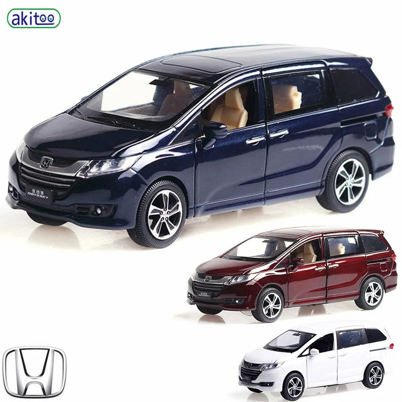 Akitoo Honda Odyssey модель автомобиля из сплава няня Модель Моделирование звук и свет