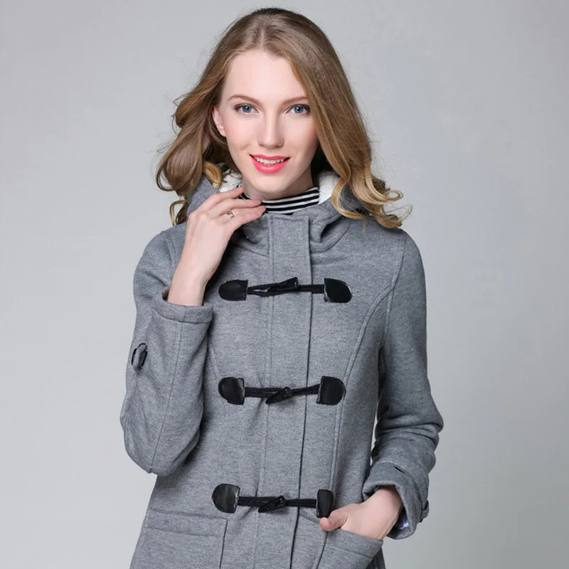 Women Causal Coat 2018 New Spring Autumn Women's Overcoat Female Hooded Coat Zipper Horn Button Outwear Jacket Casaco Feminino
Women Causal Coat 2018 New Spring Autumn Women's Overcoat Female Hooded Coat Zipper Horn Button Outwear Jacket Casaco Feminino
