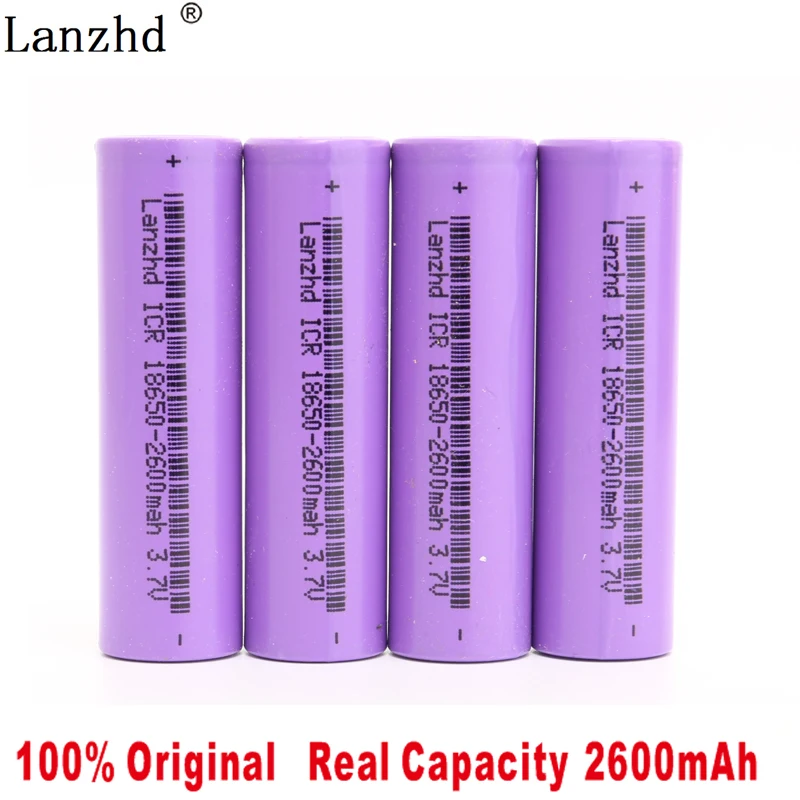 4PCS 2019 NEW 18650 batteries 3.7V Rechargeable 18650 Battery for Tools laser pointer ICR18650 lithium ion for samsung 18650 Li
4PCS 2019 NEW 18650 batteries 3.7V Rechargeable 18650 Battery for Tools laser pointer ICR18650 lithium ion for samsung 18650 Li