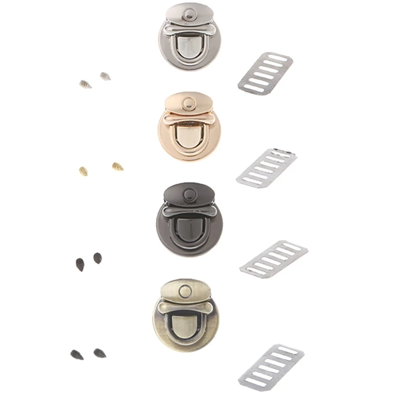 THINKTHENDO Metal Round Shape Clasp Turn Lock Twist Lock for DIY Handbag Bag Purse Hardware
THINKTHENDO Metal Round Shape Clasp Turn Lock Twist Lock for DIY Handbag Bag Purse Hardware