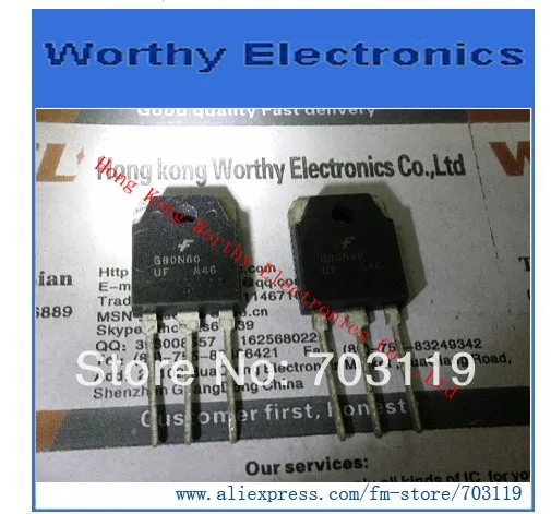 Бесплатная доставка 10 шт./лот SGH80N60UFTU SGH80N60UF SGH80N60U G80N60 IGBT 600V 80A 195W TO3P
Бесплатная доставка 10 шт./лот SGH80N60UFTU SGH80N60UF SGH80N60U G80N60 IGBT 600V 80A 195W TO3P