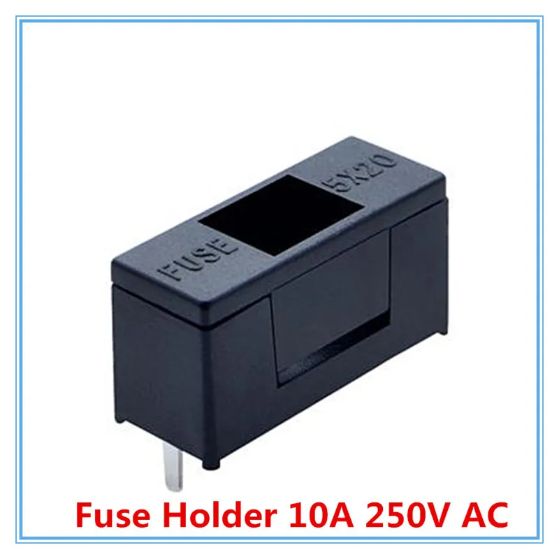 20pcs/lot 5*20mm Glass Fuse Holders 5x20 Black, Insurance tube socket Fuse Holder 10A 250V AC.
20pcs/lot 5*20mm Glass Fuse Holders 5x20 Black, Insurance tube socket Fuse Holder 10A 250V AC.