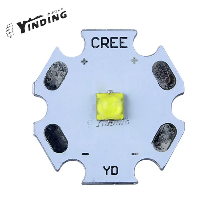 10pcs Cree XLamp XT-E XTE R5 Cold White 6000-6500K 5W Hight Power LED Emitter Blub Lamp Light with 20MM PCB Heatsink
10pcs Cree XLamp XT-E XTE R5 Cold White 6000-6500K 5W Hight Power LED Emitter Blub Lamp Light with 20MM PCB Heatsink