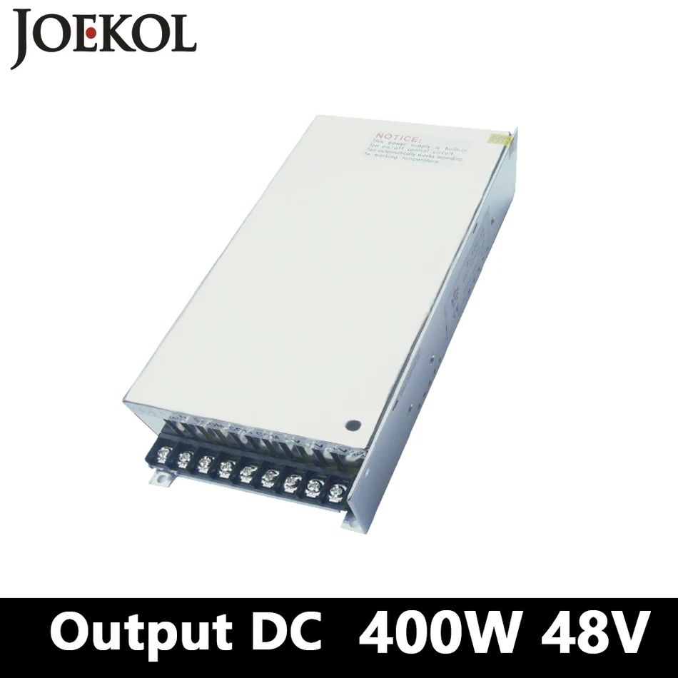 Switching Power Supply 400W 48v 8.3A,Single Output AC DC Converter For Led Strip,AC110V/220V Transformer To DC 48V,led Driver
Switching Power Supply 400W 48v 8.3A,Single Output AC DC Converter For Led Strip,AC110V/220V Transformer To DC 48V,led Driver