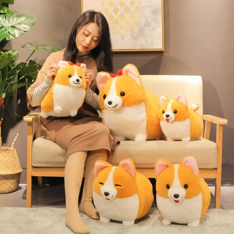 1pc38/45/60cm Lovely expression corgi dog soft plush stuffed toys gift to the child's lovely playmate birthday present
1pc38/45/60cm Lovely expression corgi dog soft plush stuffed toys gift to the child's lovely playmate birthday present