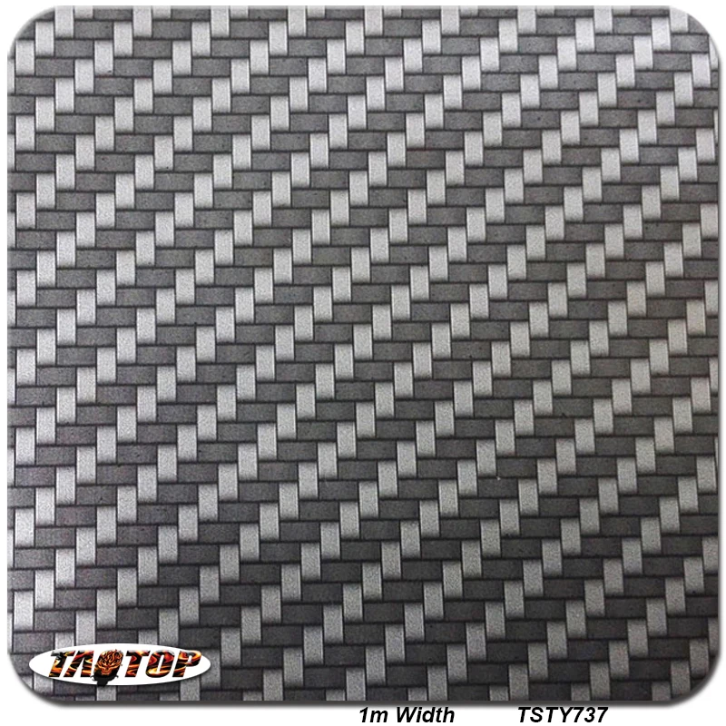 TSTY737A Black And Silver Carbon Fiber Pattern 1M*10M Water Transfer Printing Film Hydrographic Films
TSTY737A Black And Silver Carbon Fiber Pattern 1M*10M Water Transfer Printing Film Hydrographic Films