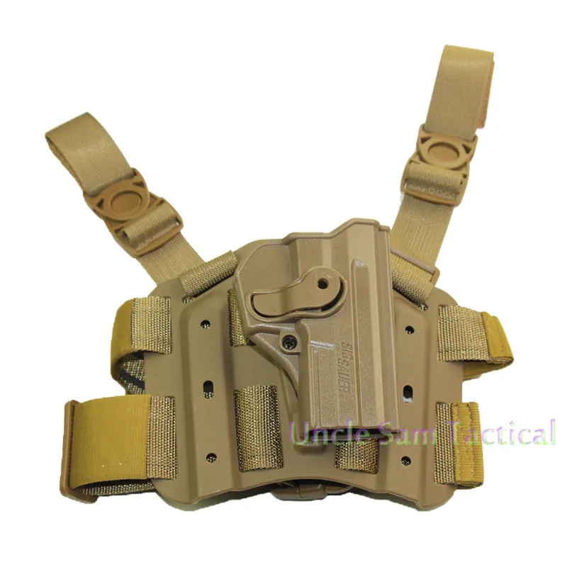 Tactical Airsoft SP2022 Thigh RH Drop Leg Holster Combat Pistol Polymer Retention Roto Holster For Sig Sauer Pro SP2022/SP2009
Tactical Airsoft SP2022 Thigh RH Drop Leg Holster Combat Pistol Polymer Retention Roto Holster For Sig Sauer Pro SP2022/SP2009