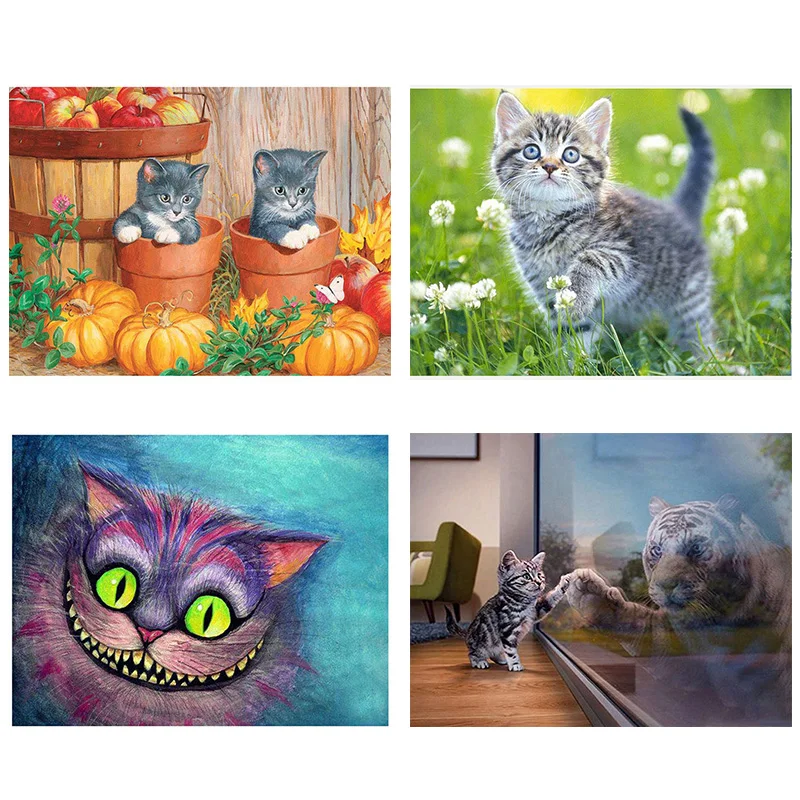 Oil Painting Cat Diamond Painting Resin Round Drill Home Decoration Square Drill Animal Cartoon Embroidery Cross Stitch Gift
Oil Painting Cat Diamond Painting Resin Round Drill Home Decoration Square Drill Animal Cartoon Embroidery Cross Stitch Gift