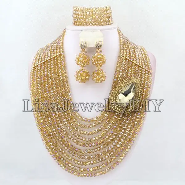 Gorgeous African Beads Jewelry Sets Nigerian Wedding African Crystal Beads Jewelry Set HD2094
Gorgeous African Beads Jewelry Sets Nigerian Wedding African Crystal Beads Jewelry Set HD2094