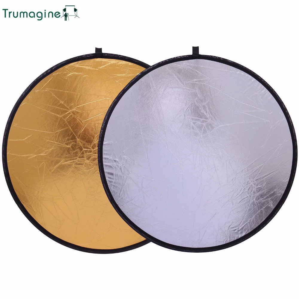 110CM/43'' 2 in 1 Portable Collapsible Round Light Reflector Diffuser Photography Reflector Studio Flash Reflector For Camera
110CM/43'' 2 in 1 Portable Collapsible Round Light Reflector Diffuser Photography Reflector Studio Flash Reflector For Camera
