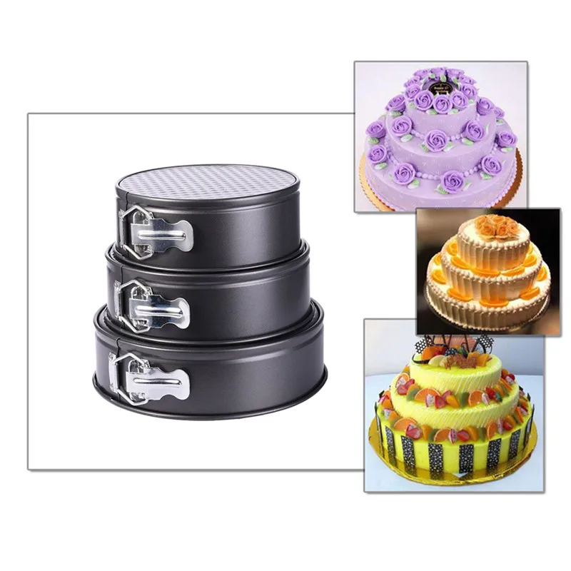 6/7/8 inches Detachable Bottom Cake Mold Carbon Steel Nonstick Surface Cake Mold Sets with Flexible Buckle Baking Kitchen Tools
6/7/8 inches Detachable Bottom Cake Mold Carbon Steel Nonstick Surface Cake Mold Sets with Flexible Buckle Baking Kitchen Tools