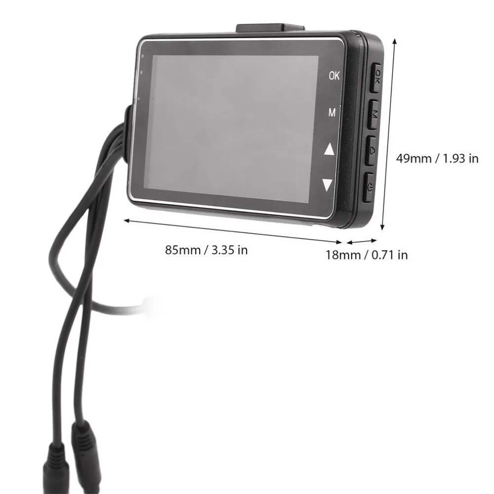 Motorcycle Driving Recorder Locomotive Cycling Camera Separated Waterproof Dual Lens Camcorder
Motorcycle Driving Recorder Locomotive Cycling Camera Separated Waterproof Dual Lens Camcorder