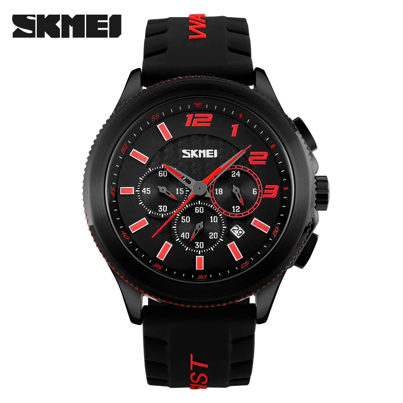 Skmei Luxury Brand Men's Silicone Analog Quartz Watch Man 3ATM Waterproof Fashion Casual Sport Watches Men Wristwatches
Skmei Luxury Brand Men's Silicone Analog Quartz Watch Man 3ATM Waterproof Fashion Casual Sport Watches Men Wristwatches