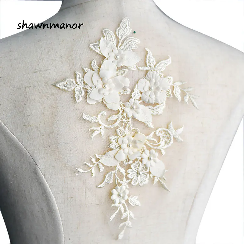 1PC Embroidered Flower Lace Applique Handmade Beaded Sewing Patches For DIY Wedding Dress Veil Stage Clothes Accessories
1PC Embroidered Flower Lace Applique Handmade Beaded Sewing Patches For DIY Wedding Dress Veil Stage Clothes Accessories