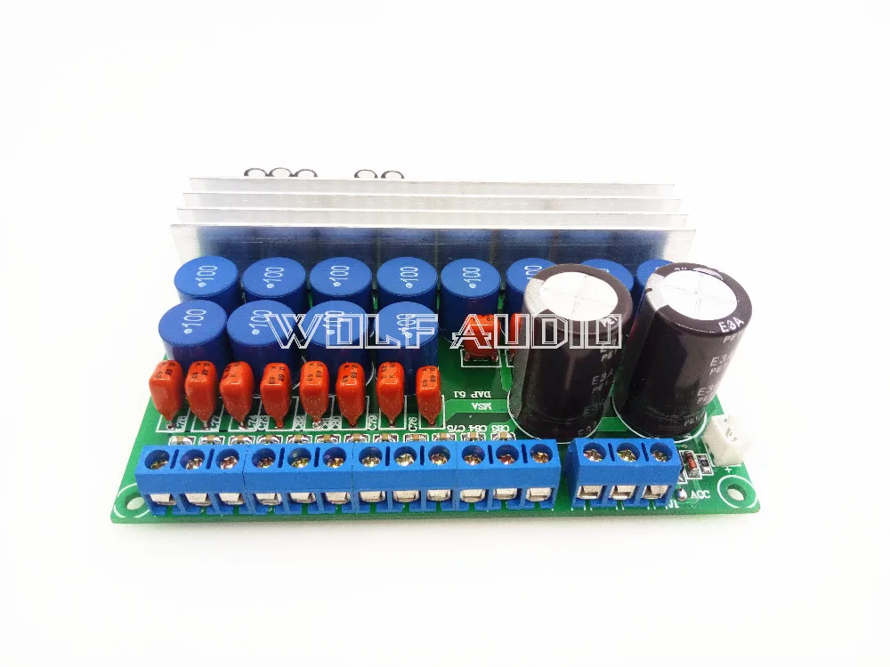 Assembled 5.1 TPA3116 digital amplifier board 6 channel amp board 50W*4 + 100W*2
Assembled 5.1 TPA3116 digital amplifier board 6 channel amp board 50W*4 + 100W*2
