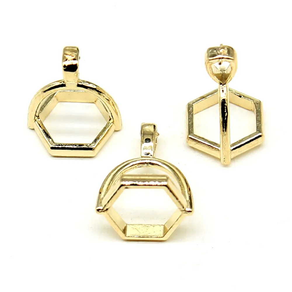 WYSIWYG 10pcs KC Gold Color 13x16mm Pendant Clip Clasp Bail Beads Fit Hexagonal Column Quartz Natural Stone Pendants
WYSIWYG 10pcs KC Gold Color 13x16mm Pendant Clip Clasp Bail Beads Fit Hexagonal Column Quartz Natural Stone Pendants