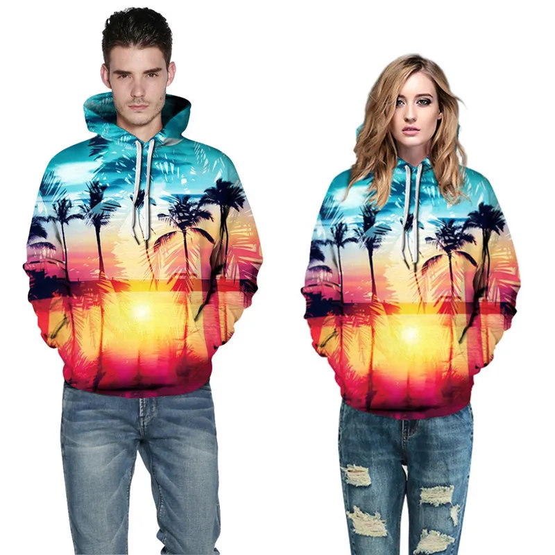 2019 fashion hip hop men/women's pullovers 3D digital print beautiful setting sun hooded long sleeve loose polyester hoodies
2019 fashion hip hop men/women's pullovers 3D digital print beautiful setting sun hooded long sleeve loose polyester hoodies