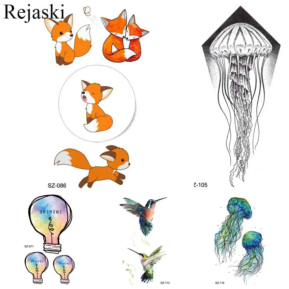 Rejaski Cartoon Children Temporary Tattoo Stickers Body Arm Squirrel Fox Kids Fake Cartoon Tattoo Lovely Women Tatoos Xmas
Rejaski Cartoon Children Temporary Tattoo Stickers Body Arm Squirrel Fox Kids Fake Cartoon Tattoo Lovely Women Tatoos Xmas