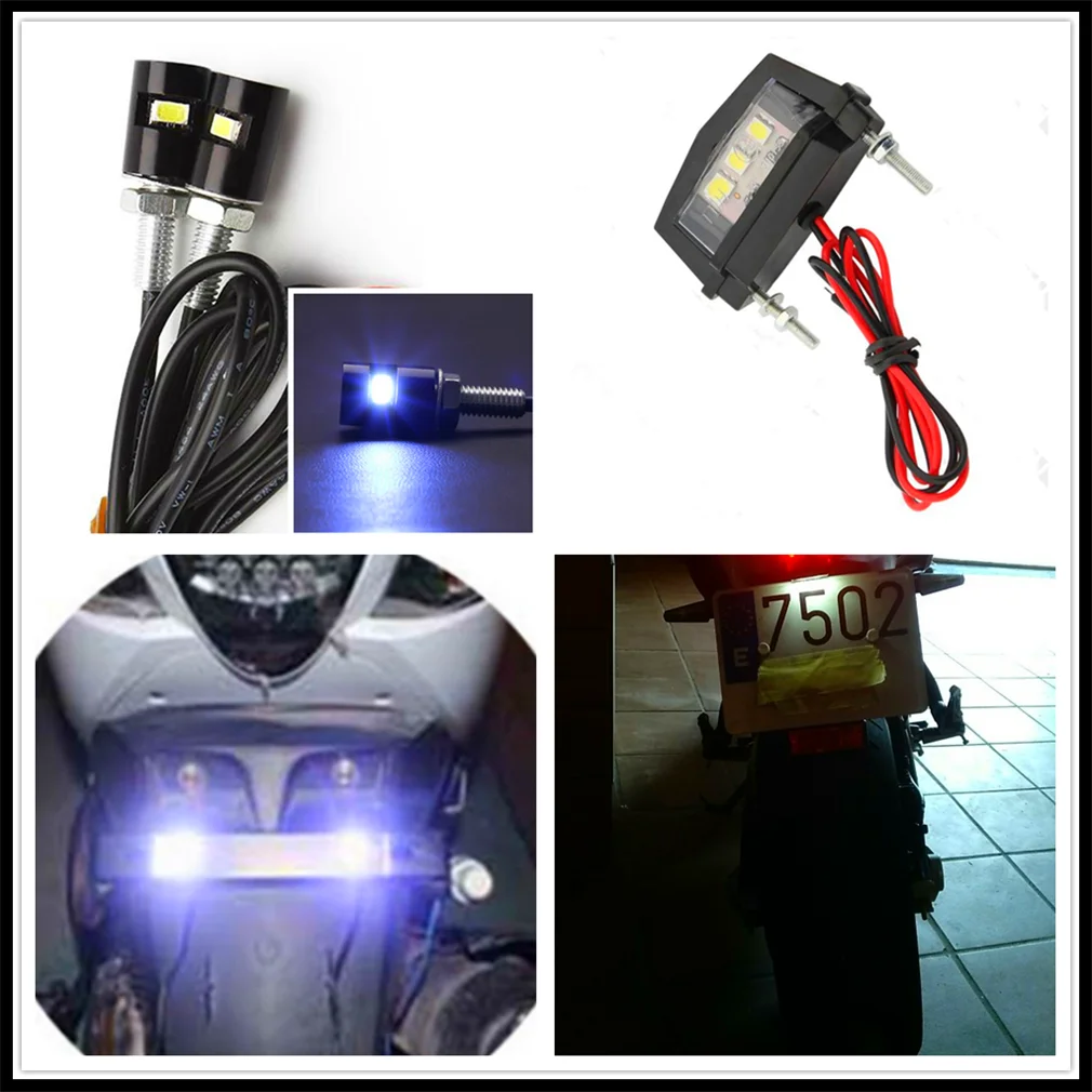 Motorcycle lights Tail Rear LED License Plate Light Bulb for YAMAHA FZ09 MT09 SR FZ6 FAZER FZ6R FZ8 MT07 FZ07
Motorcycle lights Tail Rear LED License Plate Light Bulb for YAMAHA FZ09 MT09 SR FZ6 FAZER FZ6R FZ8 MT07 FZ07