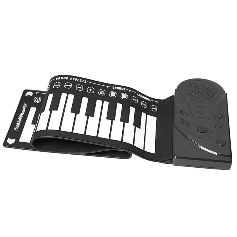 Portable Flexible Digital Keyboard Piano 49 Keys Tones Rhythms Electronic Roll Up Piano Toys FK88
Portable Flexible Digital Keyboard Piano 49 Keys Tones Rhythms Electronic Roll Up Piano Toys FK88