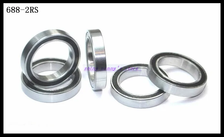 10pcs/Lot 688-2RS 688 RS 8x16x5mm The Rubber Sealing Cover Thin Wall Deep Groove Ball Bearing Miniature Bearing Brand New
10pcs/Lot 688-2RS 688 RS 8x16x5mm The Rubber Sealing Cover Thin Wall Deep Groove Ball Bearing Miniature Bearing Brand New