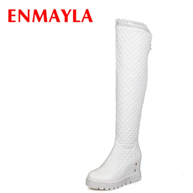 ENMAYLA Big Size 34-44 New Wedges High Heel Platform Boots Women Over The Knee High Boots Winter Snow Boot Ladies Long Boots
ENMAYLA Big Size 34-44 New Wedges High Heel Platform Boots Women Over The Knee High Boots Winter Snow Boot Ladies Long Boots