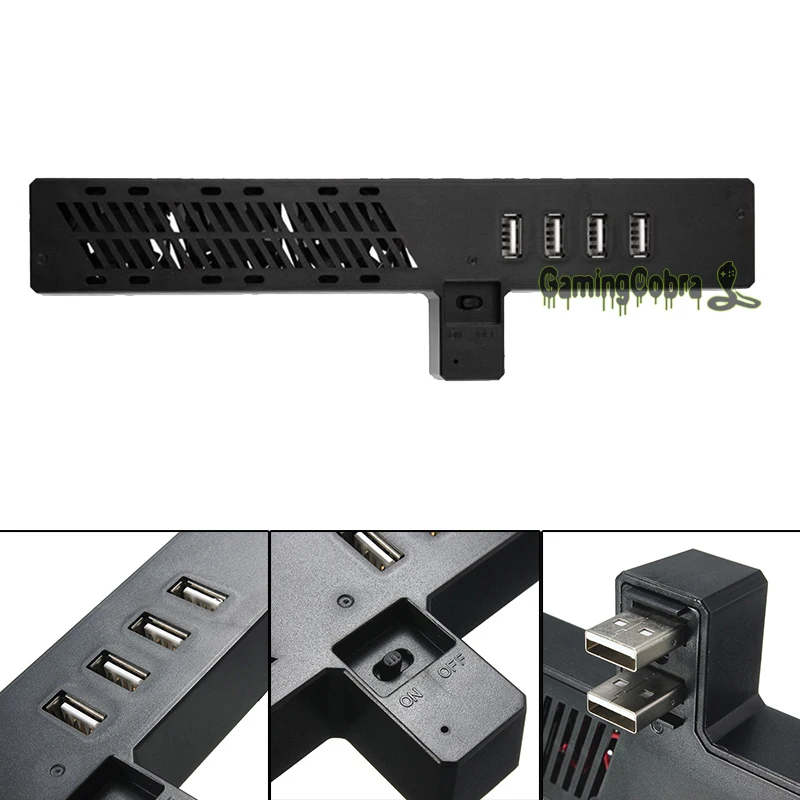 eXtremeRate NEW 3 Fans Cooling Cooler Fan 4 USB Exhauster Intercooler for Xbox One Console
eXtremeRate NEW 3 Fans Cooling Cooler Fan 4 USB Exhauster Intercooler for Xbox One Console