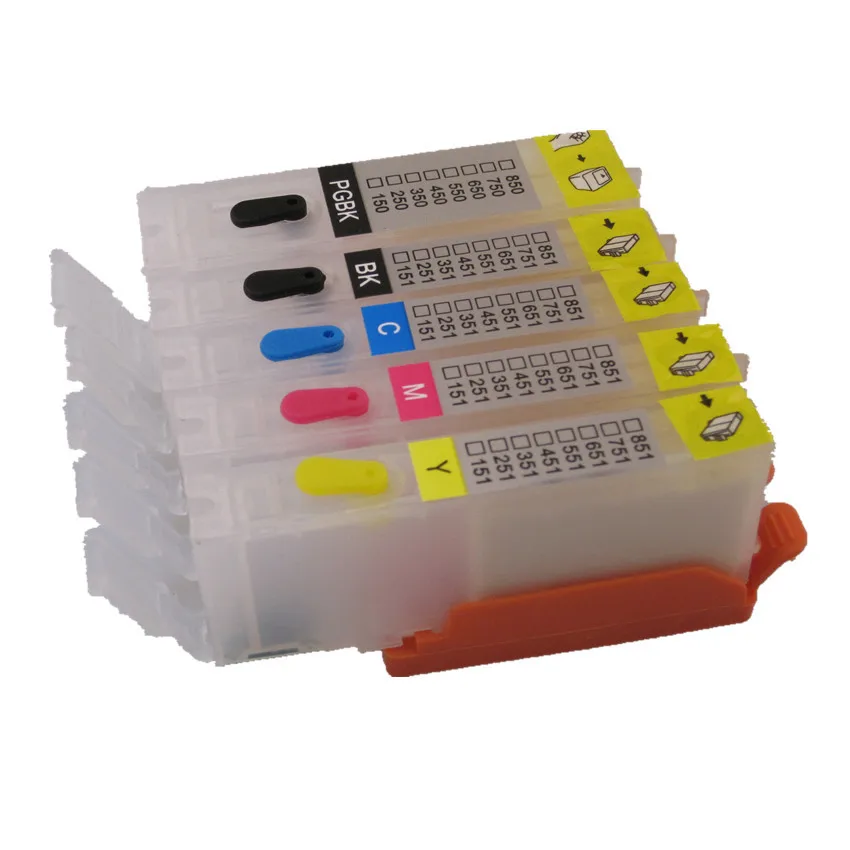 PGI-150 BK CLI 151 refillable ink cartridge for canon PIXMA IP7210 MG5410 MX721 MX921 MG5510 IX6810 printer with chip 5 color
PGI-150 BK CLI 151 refillable ink cartridge for canon PIXMA IP7210 MG5410 MX721 MX921 MG5510 IX6810 printer with chip 5 color