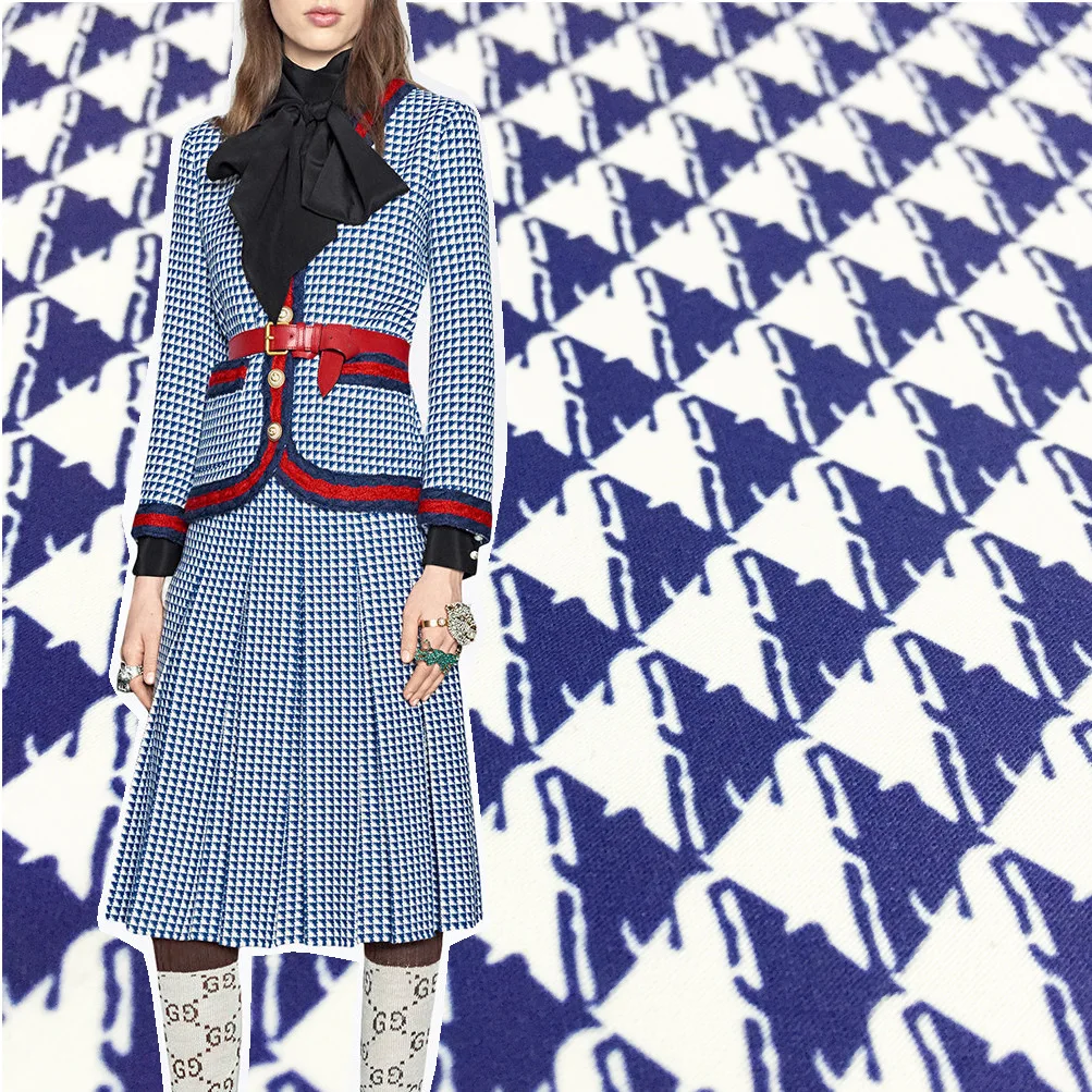 Autumn and winter big show catwalk hand-painted houndstooth triangle geometry digital printing fabric fashion polyester fabric
Autumn and winter big show catwalk hand-painted houndstooth triangle geometry digital printing fabric fashion polyester fabric
