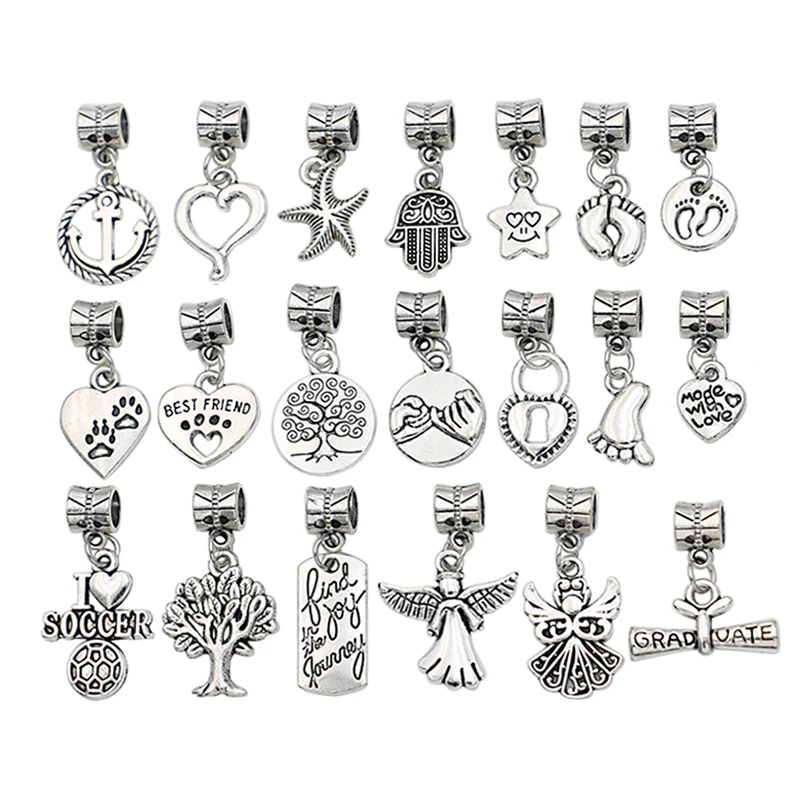 20Pcs Mix lot Silver Plated Tree of Life Heart Angel Charms Beads fit Pandora European Bracelets Jewelry Making Accessories DIY
20Pcs Mix lot Silver Plated Tree of Life Heart Angel Charms Beads fit Pandora European Bracelets Jewelry Making Accessories DIY