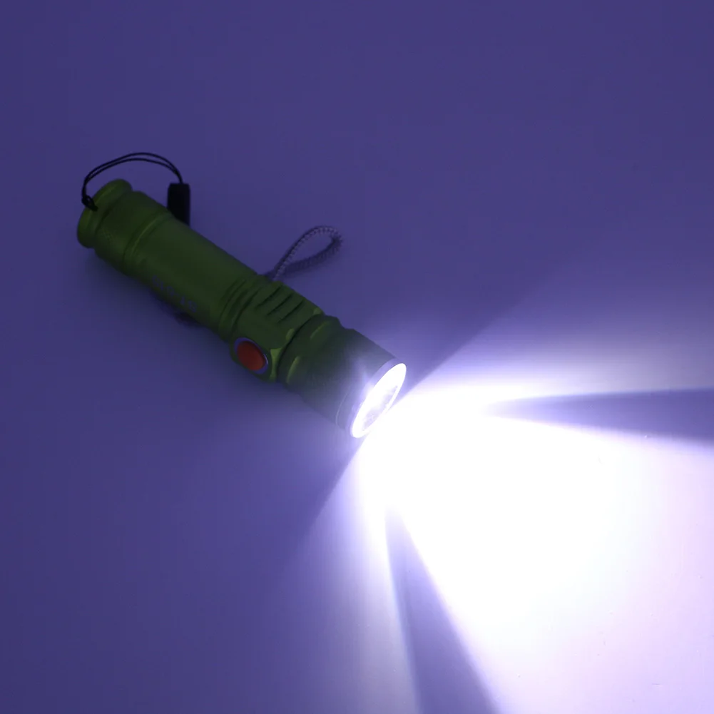 SANYI XML-T6 3800lm LED Flashlight Portable Mini 3 Modes torch light Built-in rechargeable 18650 battery USB lantern
SANYI XML-T6 3800lm LED Flashlight Portable Mini 3 Modes torch light Built-in rechargeable 18650 battery USB lantern