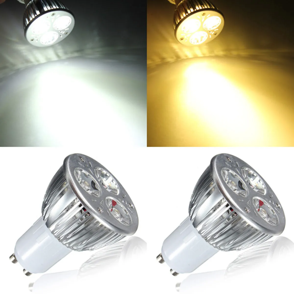 Jiguoor GU10 650Lm 6w 3LED Spot light bulbs High Power spotlight led lamps Light AC85-265V led light bulbs
Jiguoor GU10 650Lm 6w 3LED Spot light bulbs High Power spotlight led lamps Light AC85-265V led light bulbs