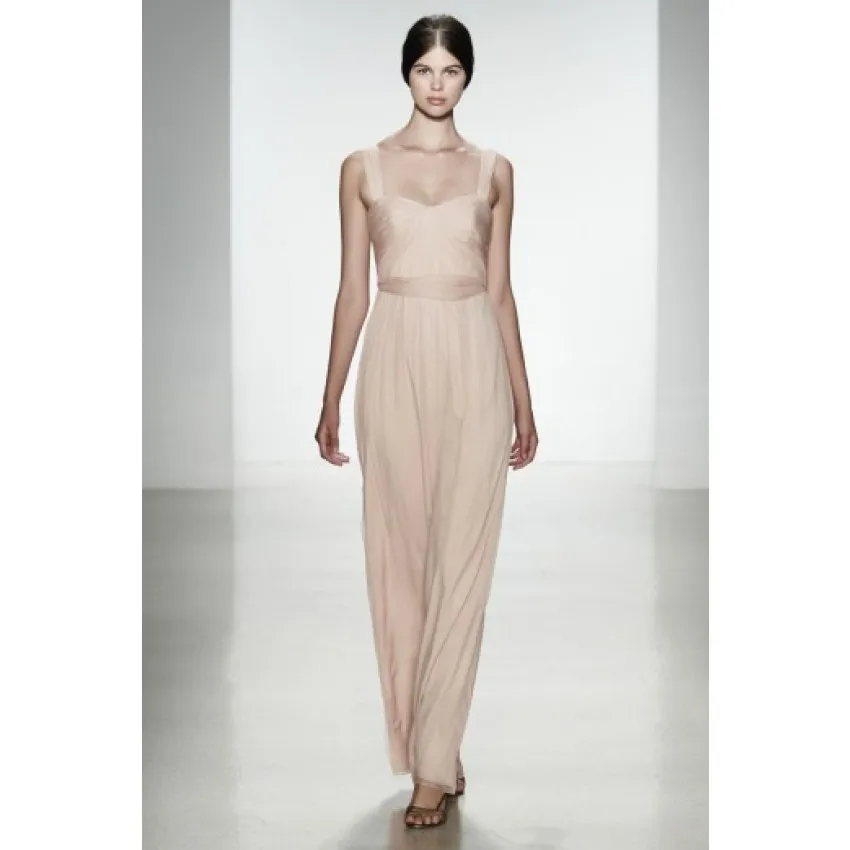 Nitree Элегантный Онлайн Ремни Длиной До Пола Шифон Невесты Платье|bridesmaid dress in