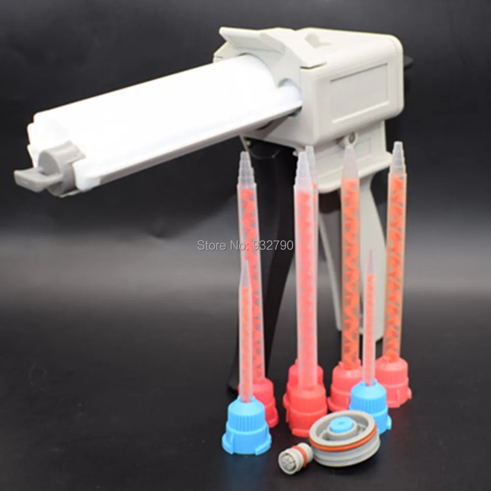 50ml 10:1 Dispensing Gun Manual Applicator Epoxy Glue Adhesive Dispenser + 5pcs Mixing Nozzles + 1:10 Adhesives 50ml Cartridges
50ml 10:1 Dispensing Gun Manual Applicator Epoxy Glue Adhesive Dispenser + 5pcs Mixing Nozzles + 1:10 Adhesives 50ml Cartridges