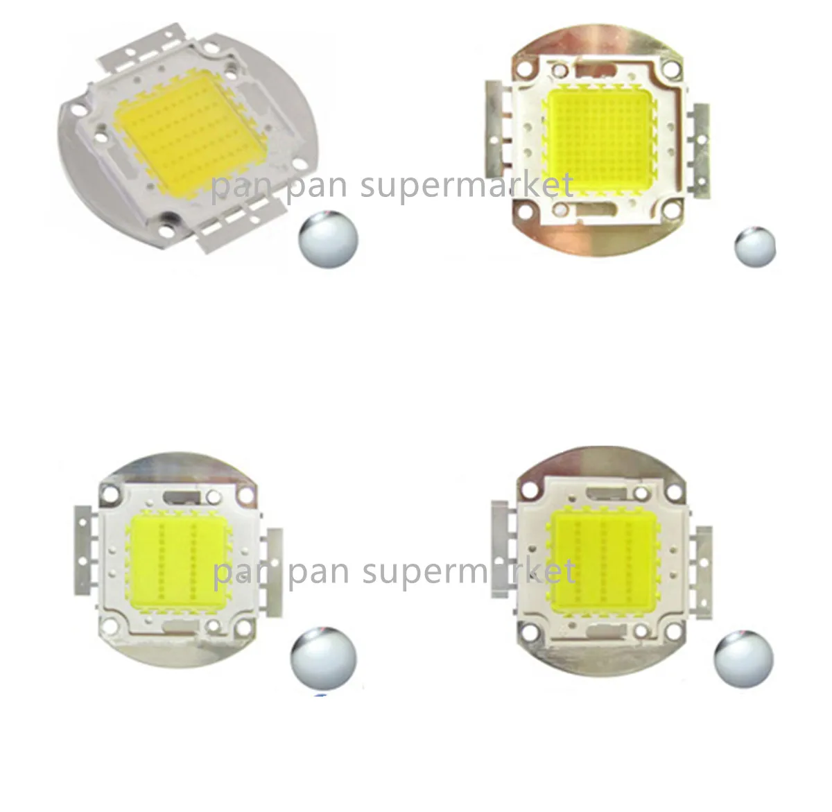 Белый/теплый белый 10 Вт 20 30 50 100 Светодиодный светильник чип DC 12V 36V COB