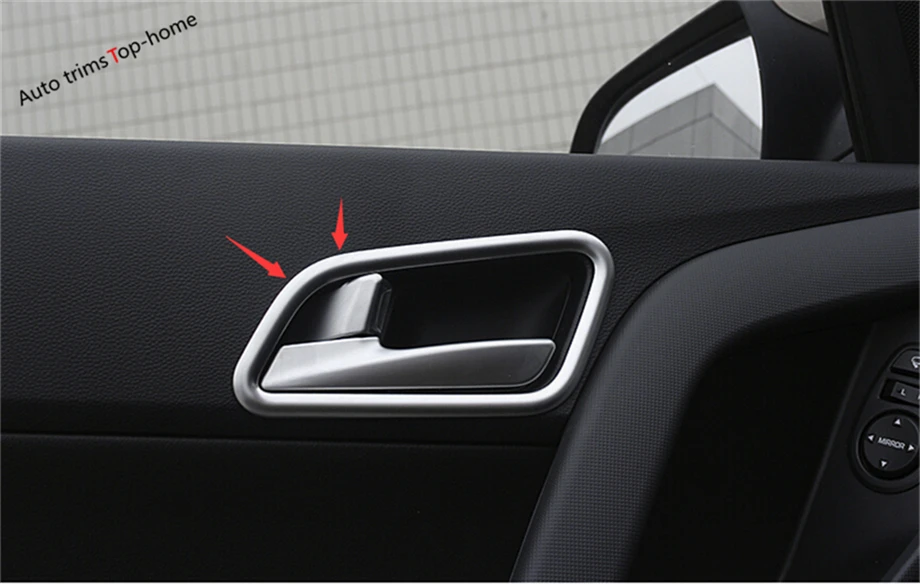 Внутренняя дверная ручка Yimaautotrims декоративная накладка 4 шт. подходит для Hyundai Creta