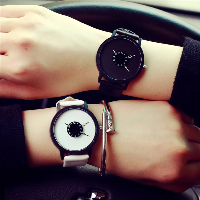 New Creative Pointer Men and Women watch Top Brand Leather watch White and Black Student Quartz-watch Casual hours Relojs Clock
New Creative Pointer Men and Women watch Top Brand Leather watch White and Black Student Quartz-watch Casual hours Relojs Clock
