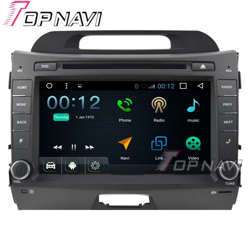 Topnavi 8" Quad Core 16G Android 6.0 Car DVD Multimedia Player for KIA Sportage R Autoradio GPS Navigation Audio Stereo
Topnavi 8" Quad Core 16G Android 6.0 Car DVD Multimedia Player for KIA Sportage R Autoradio GPS Navigation Audio Stereo