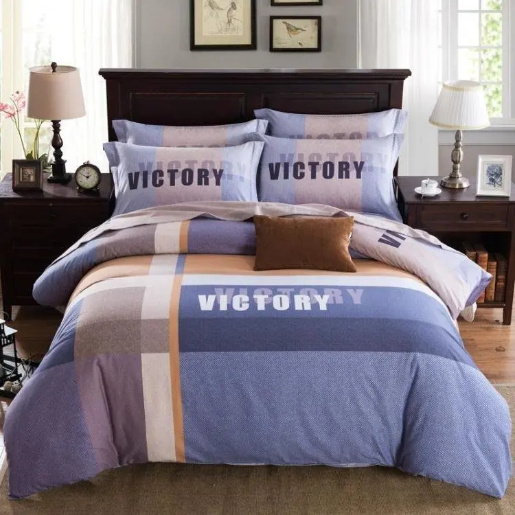 New Sanding 100% Cotton Printed Flower Bedding Set Cartoon Bed Sheet set Duvet Cover Pillowcase Queen King 4pcs blue stripe
New Sanding 100% Cotton Printed Flower Bedding Set Cartoon Bed Sheet set Duvet Cover Pillowcase Queen King 4pcs blue stripe