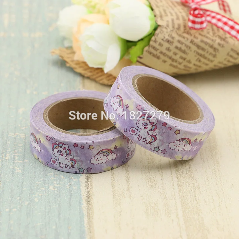 1 roll New 10M DIY Cute Kawaii Unicorn Japanese Washi Tape Decorative Adhesive Tape Masking Tape For Home Decoration
1 roll New 10M DIY Cute Kawaii Unicorn Japanese Washi Tape Decorative Adhesive Tape Masking Tape For Home Decoration