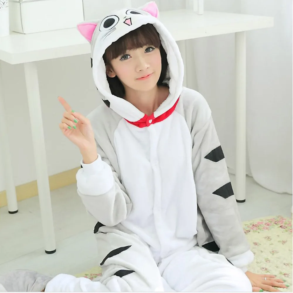 Cute Chi's Sweet Home big eyes Cat flannel Onesies unisex adults animal Pajamas cosplay Pijama Pyjamas women Sets sleep Robe
Cute Chi's Sweet Home big eyes Cat flannel Onesies unisex adults animal Pajamas cosplay Pijama Pyjamas women Sets sleep Robe