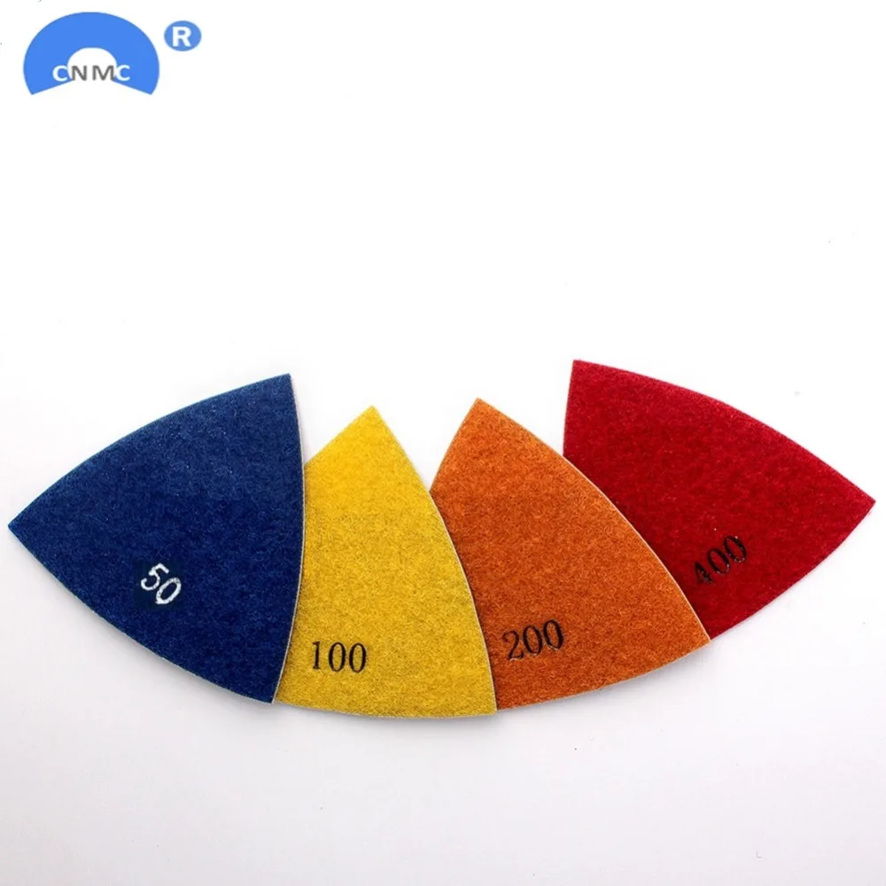 4pcs/set 75mm 3inch Electroplated Triangular Diamond Polishing Pads For Multi Tool Dremel Dry and Wet
4pcs/set 75mm 3inch Electroplated Triangular Diamond Polishing Pads For Multi Tool Dremel Dry and Wet