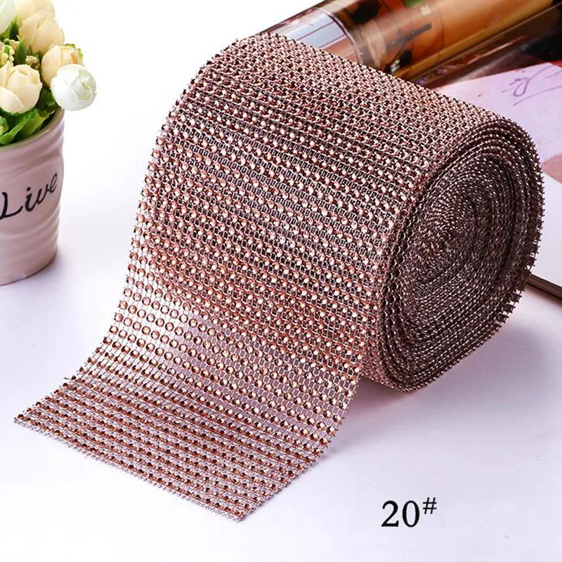1Yards 4.75" Width Champagne Sparkling Diamond Mesh Wrap Crystal Rhinestone Ribbon Wedding Home Decoration DIY Accessories
1Yards 4.75" Width Champagne Sparkling Diamond Mesh Wrap Crystal Rhinestone Ribbon Wedding Home Decoration DIY Accessories