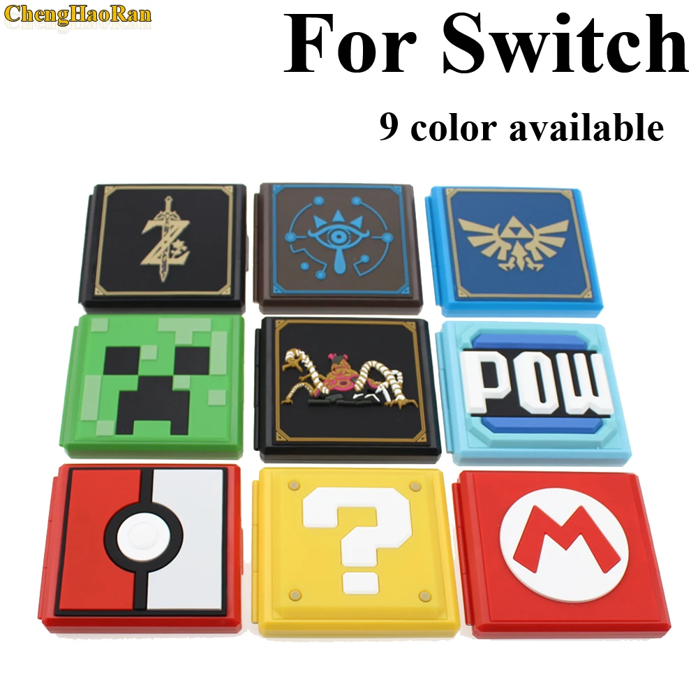 12 Game Cards box Plastic Portable Case For Nintend Switch Shockproof Hard Shell Storage Box For Nintend Switch NS NX Game Card
12 Game Cards box Plastic Portable Case For Nintend Switch Shockproof Hard Shell Storage Box For Nintend Switch NS NX Game Card