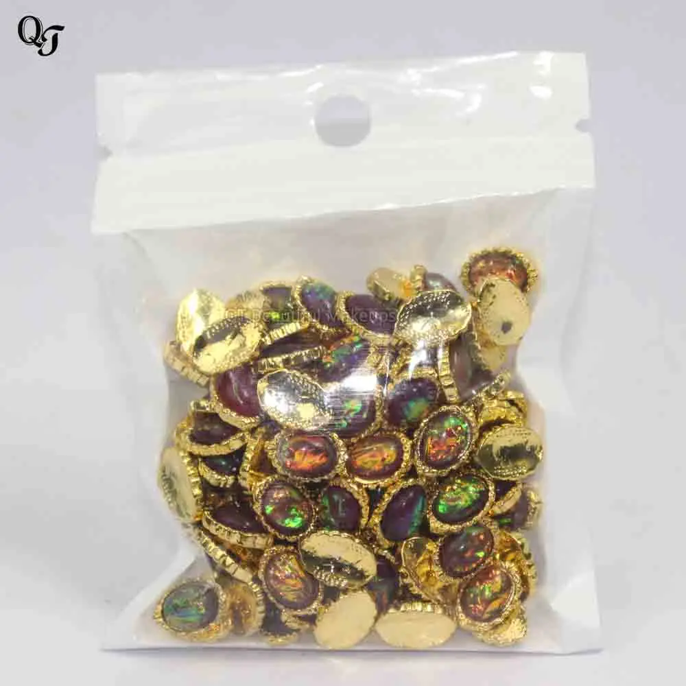 Colorful Precious Stone Design 3D Nail Art Jewelry Gold Foil Nail Art Decorations Glitter Nail Art Rhinestone S11
Colorful Precious Stone Design 3D Nail Art Jewelry Gold Foil Nail Art Decorations Glitter Nail Art Rhinestone S11