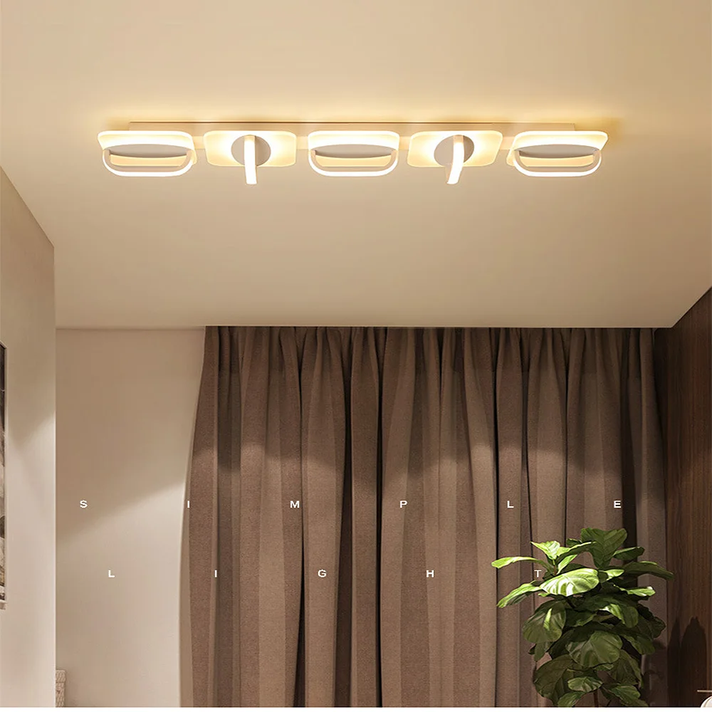 Modern led ceiling lamps Office living room bedroom aisle ceiling lamps long creative Indoor Lighting RC Dimmable Pendant light
Modern led ceiling lamps Office living room bedroom aisle ceiling lamps long creative Indoor Lighting RC Dimmable Pendant light