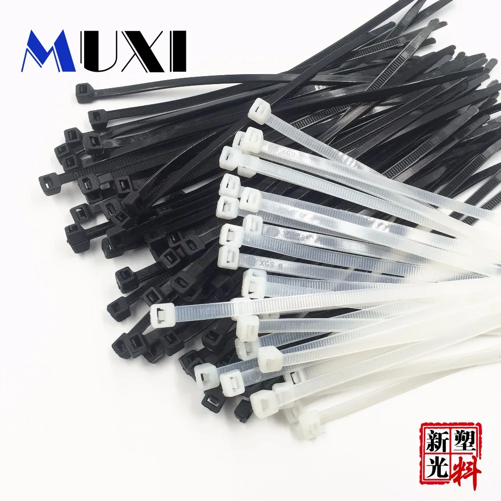 100pcs Nylon cable tie self-locking Wire Zip 10cm to 30cm High-quality White Black
100pcs Nylon cable tie self-locking Wire Zip 10cm to 30cm High-quality White Black