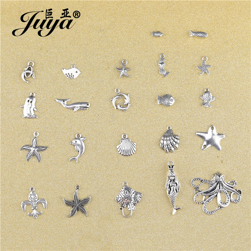 Multiple Styles Zinc Alloy Mermaid Starfish Dolphins Marine Life Shape Charms Pendant For Necklace Bracelet DIY Jewelry Making
Multiple Styles Zinc Alloy Mermaid Starfish Dolphins Marine Life Shape Charms Pendant For Necklace Bracelet DIY Jewelry Making