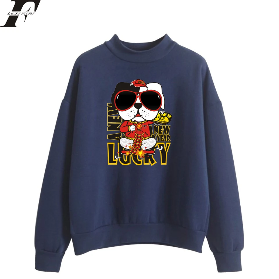 С принтом «LUCKY DOG» аниме свободные водолазки-толстовки Для женщин со смешным рисунком Домашняя одежда пуловер с длинными рукавами толстовки...
С принтом «LUCKY DOG» аниме свободные водолазки-толстовки Для женщин со смешным рисунком Домашняя одежда пуловер с длинными рукавами толстовки...